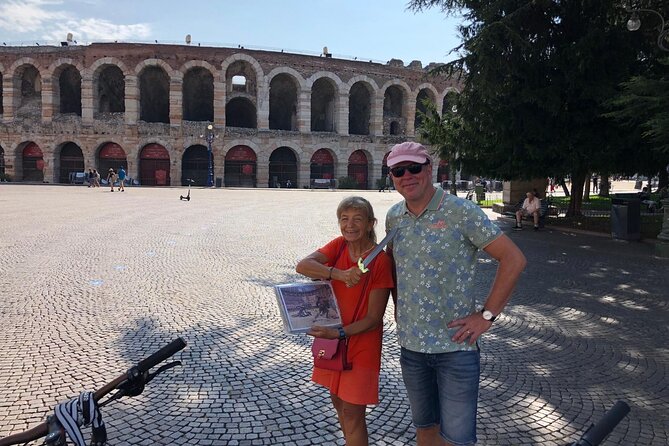 Highlights and hidden gems Verona Bike Tour - Ponte Pietra, the river, and reconstructed history
