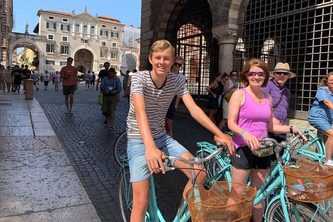 Highlights and hidden gems Verona Bike Tour - Piazza Bra and the Roman Arena