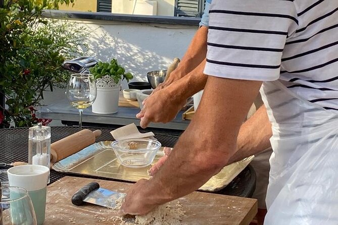 Homemade Pasta and Pesto Class with a Local Chef in Genoa - Rolling dough and shaping picagge