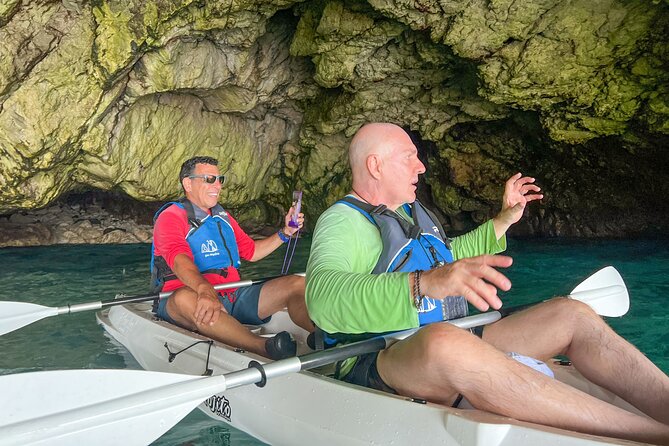 Kayak tour in Capri between caves and beaches. Photos included. - Is $52.99 good value for 90 minutes?