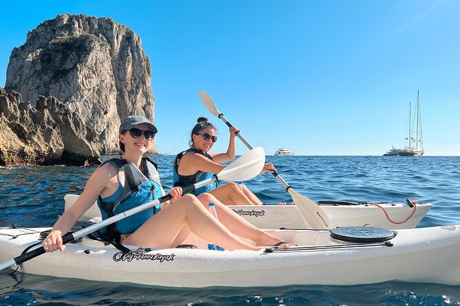 Kayak tour in Capri between caves and beaches. Photos included. - Seeing Via Krupp from sea level