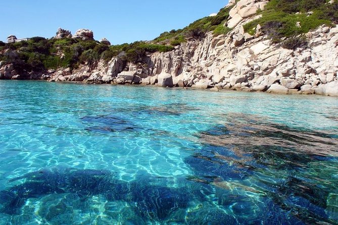La Maddalena Archipelago Boat Tour from Palau - Cala Corsara, where the first swim begins