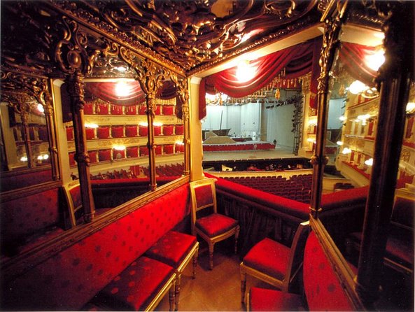 La Scala Theatre and Museum Tour in Milan With Private Guide - The auditorium, boxes, stage, and orchestra pit