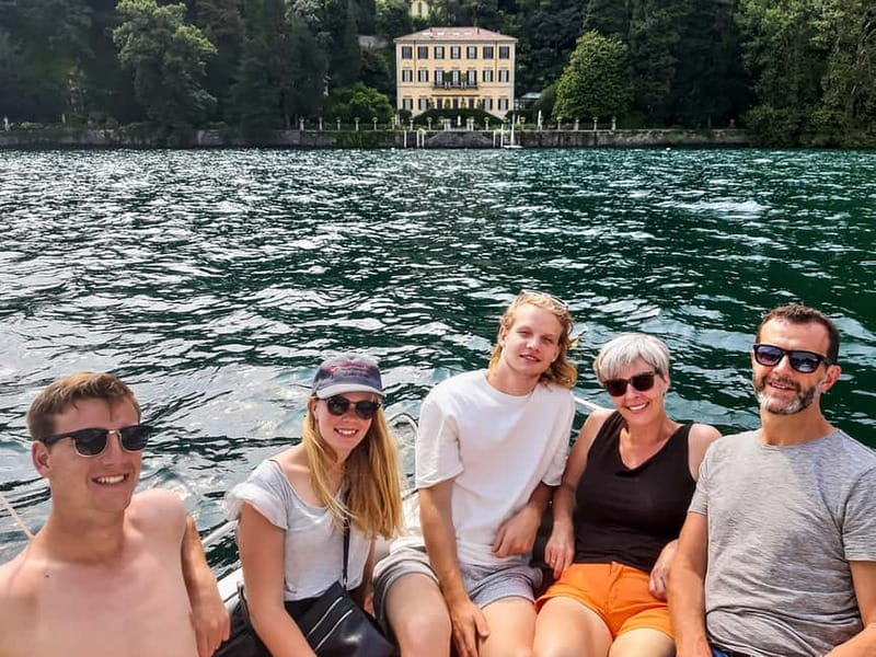 Lake Como: 2h Shared Boat Tour with Wine Tasting - Torno, Villa Pliniana, and the swimming stop