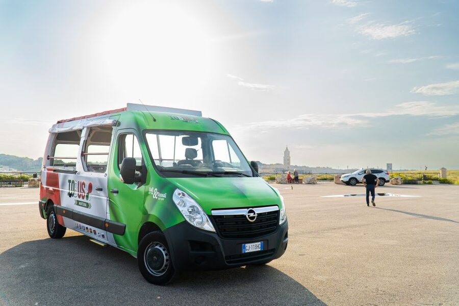 Matera: Open Top Bus Tour with Entrance to Casa Grotta - Piazza San Pietro Caveoso and Matera after dark