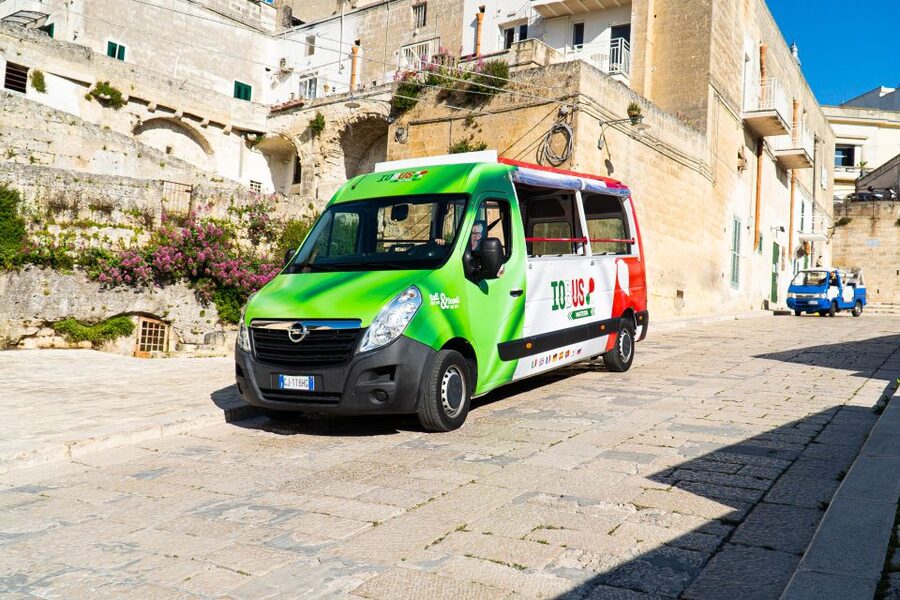 Matera: Open Top Bus Tour with Entrance to Casa Grotta - Sant’Agostino gives you a lower viewpoint