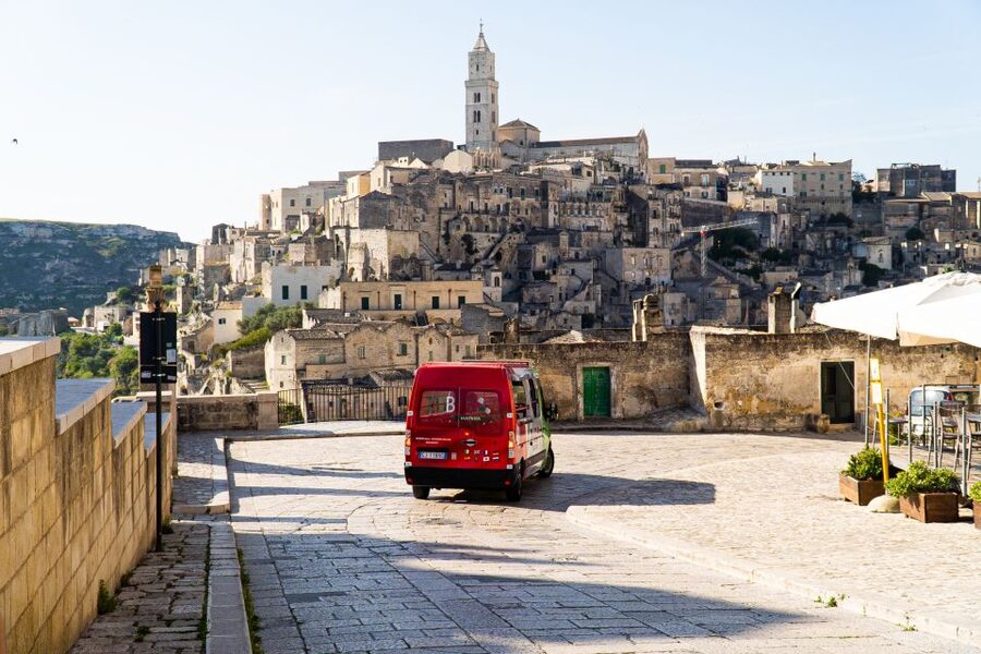 Matera: Open Top Bus Tour with Entrance to Casa Grotta - Castello Tramontano begins the route