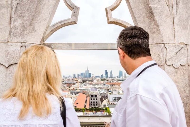 Milan Duomo Rooftops Tour + Optional Hop-on-Hop-off ticket - The elevator ride and the final 50 steps