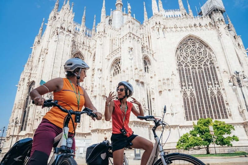 Milan: Highlights and Hidden Gems E-Bike Tour - Sforzesco Castle and the open space of Sempione Park