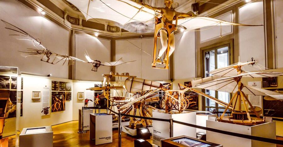 Milan: Leonardo3 The World of Leonardo Museum Entry Ticket - The machines: from dragonflies to war devices