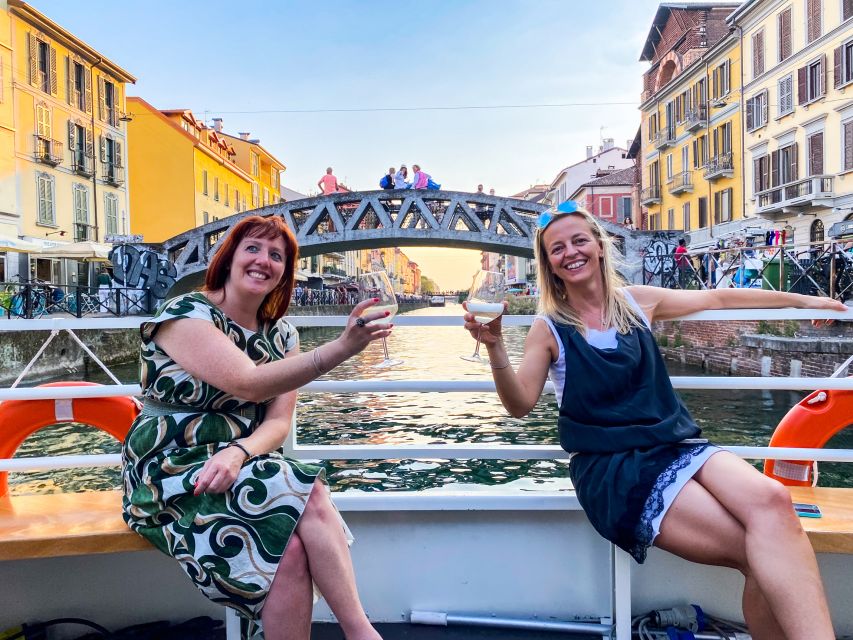 Milan: Navigli District Canal Boat Tour with Aperitivo - The 50-minute route along Naviglio Grande