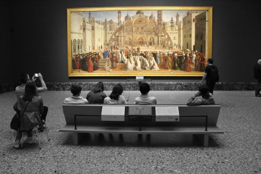 Milan: Pinacoteca Art Gallery and Brera District Guided Tour - Seeing Raffaello, Caravaggio, and Hayez with context