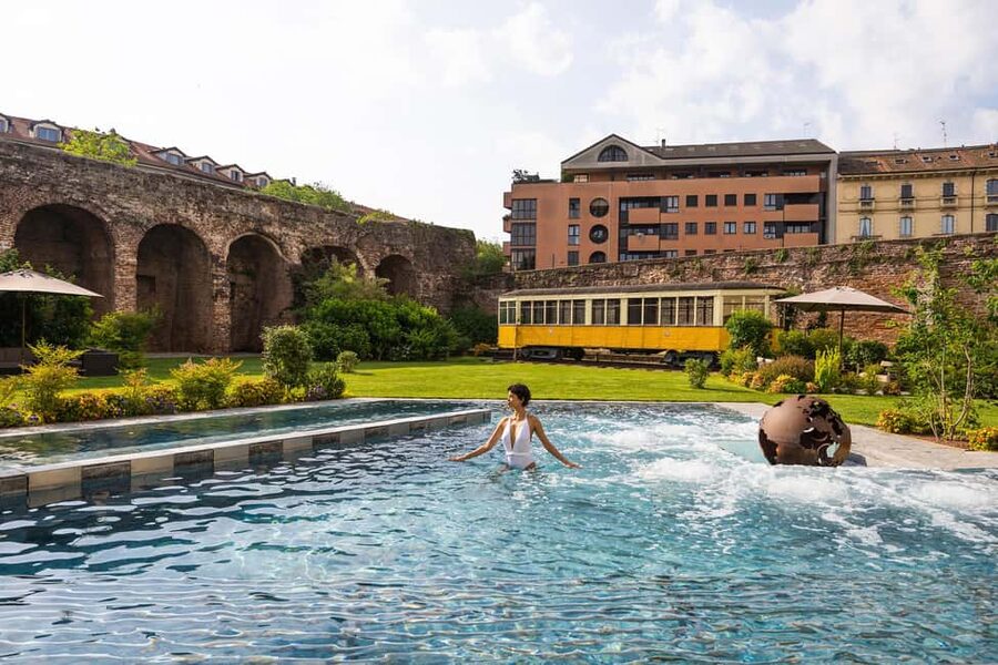 Milan: QC Termemilano Spa Admission Ticket - A Roman-era setting with a modern spa twist