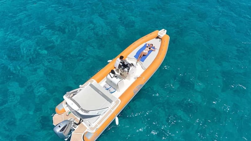 Mondello,CapoGallo Reserve Boat Tour with Snacks and Drinks - Grotta Regina starts the water time
