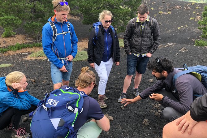 Mount Etna Half-Day Small Group Tour from Taormina - Monti Sartorius and the first volcanic walk