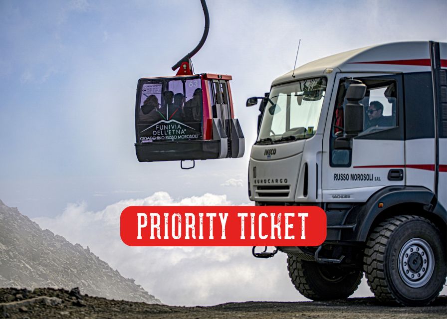 Mount Etna: Roundtrip Cable Car and 4x4 Bus Ticket - Starting at Rifugio Sapienza, around 1,900 meters