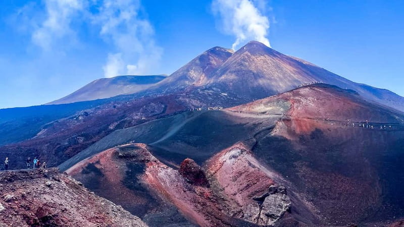 Mount Etna: Trek to 3000m with cable car and jeep - Getting above the tree line by cable car and 4x4