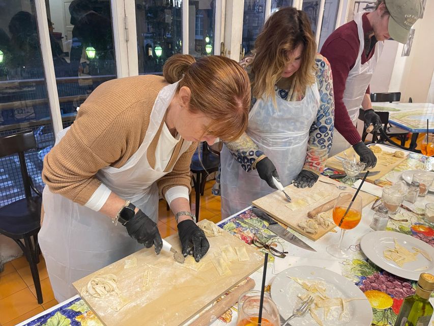 Naples: Pasta Cooking Class with Tiramisù and a Drink - Rolling dough and shaping three kinds of pasta