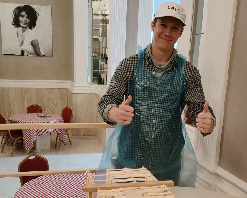 Naples: Pasta Making Class with Starter and Drink - Two sauces, two different pasta experiences