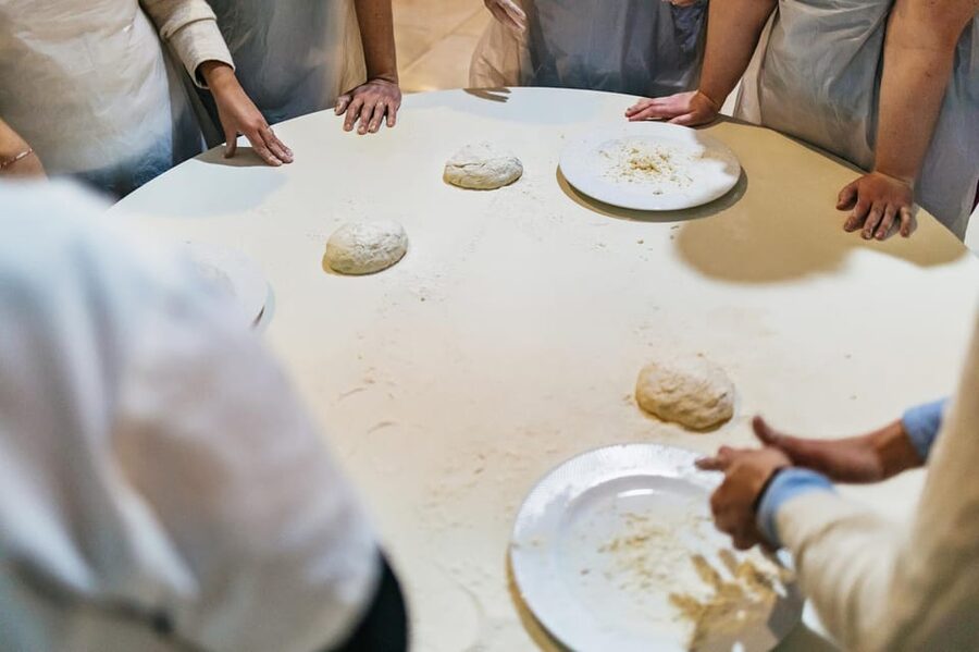Naples: Pizza-Making Workshop with Drink and Appetizer - San Marzano sauce and fresh toppings