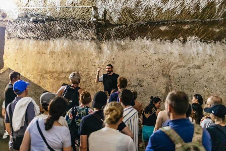 Naples: Spanish Quarters Underground Guided Tour - From Greek foundations to hidden passageways