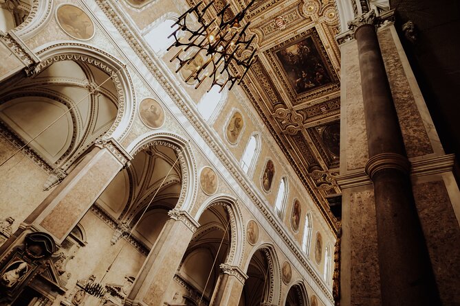 Naples: Veiled Christ & Santa Chiara Cloister Small Group Tour - Gesù Nuovo and the city’s unusual church interiors