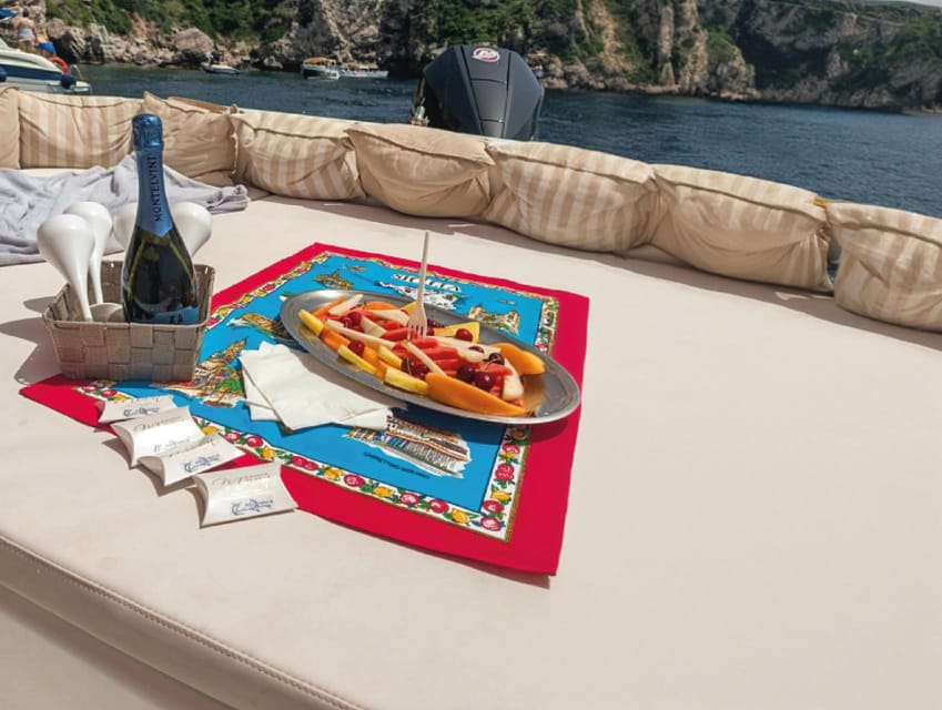 Naxos: Isola Bella, Blue Grotto, & Mazzarò Bay Boat Tour - Isola Bella gives you the tour’s main swim