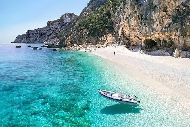 One day guided boat tour along the Baunei coast. - Leaving Santa Maria Navarrese at 9 a.m.