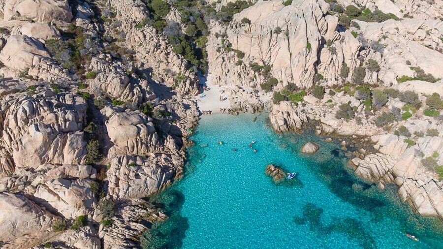 Palau: La Maddalena Archipelago and Caprera Island Boat Tour - Cala Coticcio, Sardinia’s Tahiti