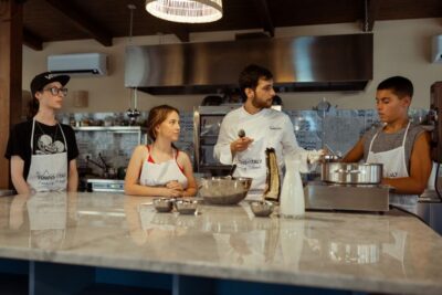 Pizza and Gelato Cooking Class with Dinner and Wine