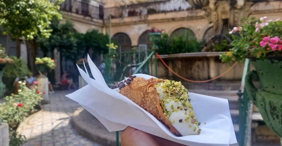 Palermo Sicilian Street Food Tour: Small Group with a Local - The first savory stop: panelle and crocchè