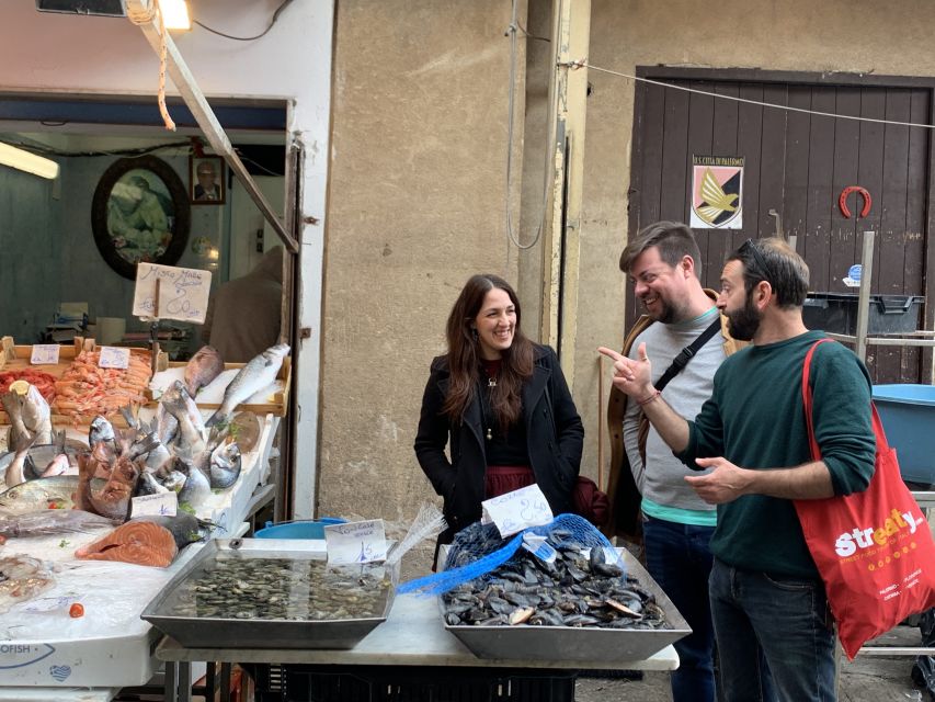 Palermo: Street Food and Local Market Tasting Tour - Capo Market: food, noise, and daily Palermo