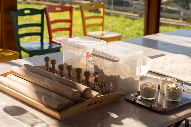 Pasta & Traditional Sorrento Cuisine with Pickup - 100% Hands On - Rolling fresh Ravioli Capresi