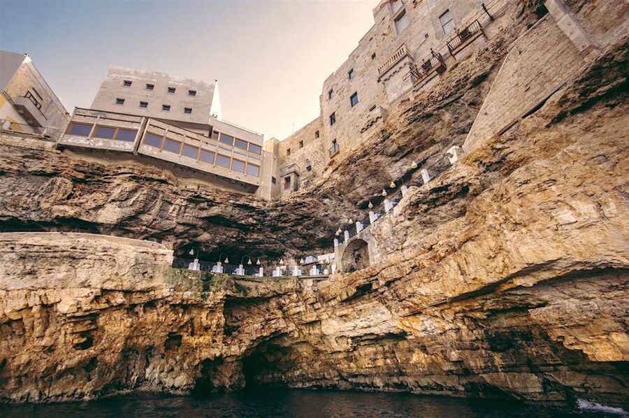 Polignano a Mare: Boat Cruise to Scenic Caves with Prosecco - The viewpoint and the white cliffs