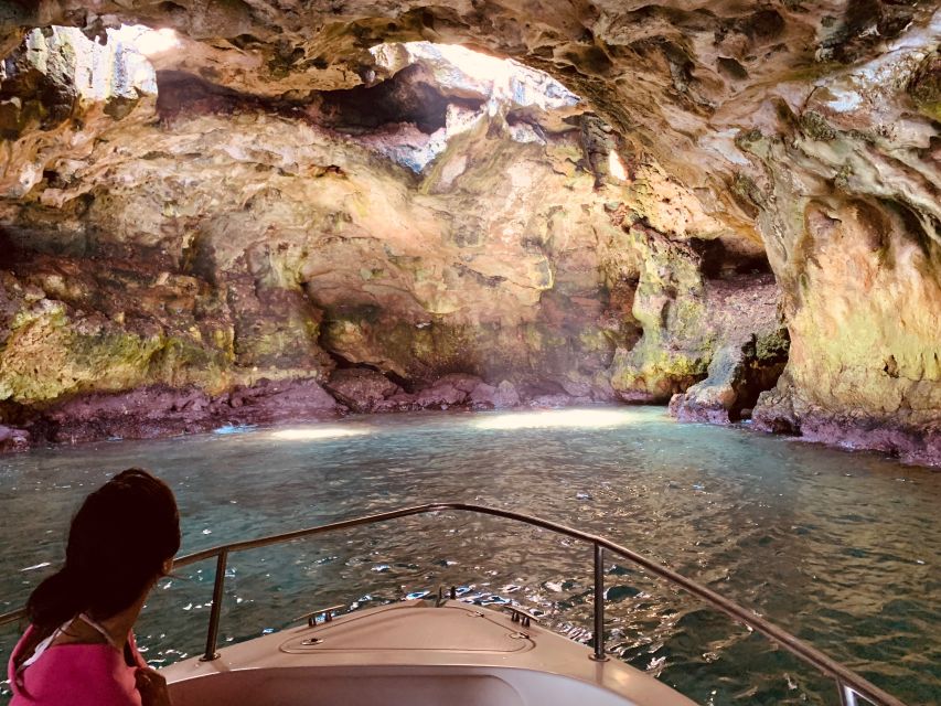 Polignano a Mare: Cave Boat Tour with Aperitif - Lama Monachile Beach from below the cliffs