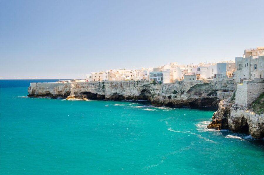 Polignano a Mare: Cave Boat Tour with Aperitif - Grotta Palazzese and the famous cliffside setting