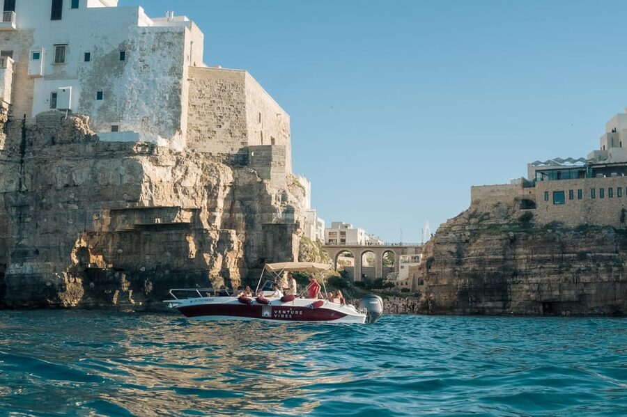 Polignano Sea Caves: Boat Tour with Snorkeling & Aperitif - Grotta Ardito and Cala Paura add variety