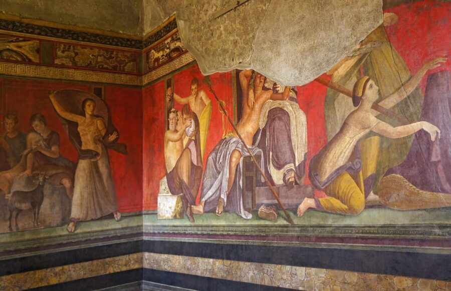 Pompeii 3hours Villa of Mysteries tour with an Archaeologist - Baths, courtyards, and the House of Menander