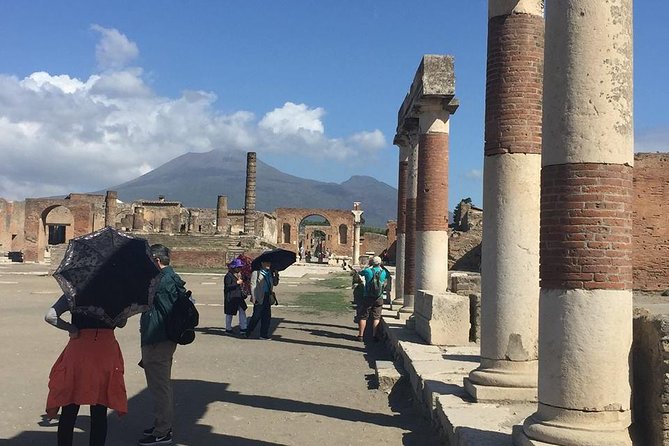Pompeii Express Guided Tour by Train from Sorrento - Seeing Pompeii’s essential streets and buildings in two hours