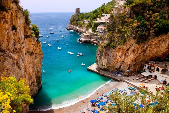 Positano & Amalfi Boat Tour from Sorrento: Swim & Light Lunch - About an hour in Positano