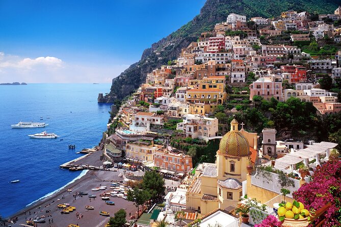 Positano & Amalfi Boat Tour from Sorrento: Swim & Light Lunch - Meeting in Sorrento at 8:15 AM