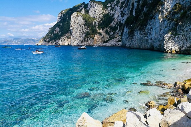 Private Island of Capri by Boat - The Natural Arch from the sea