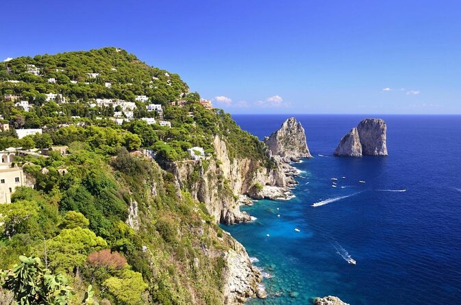 Private tour in a typical Capri boat - White Grotto and Villa Malaparte