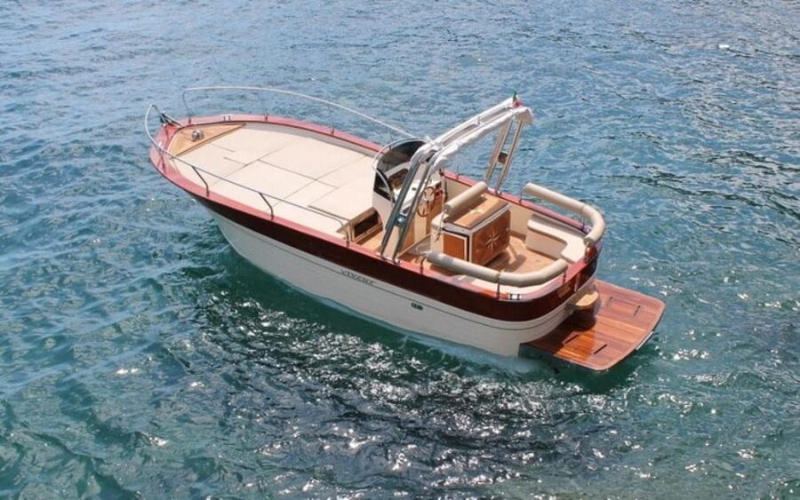 Procida: Boat Tour with Swimming Stops and Underwater Photos - Passing Palazzo d’Avalos and Procida’s older shore