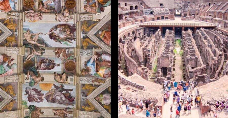 Rome: 1 Day Vatican & Colosseum Tour - Starting at the Colosseum and Colle Oppio Park