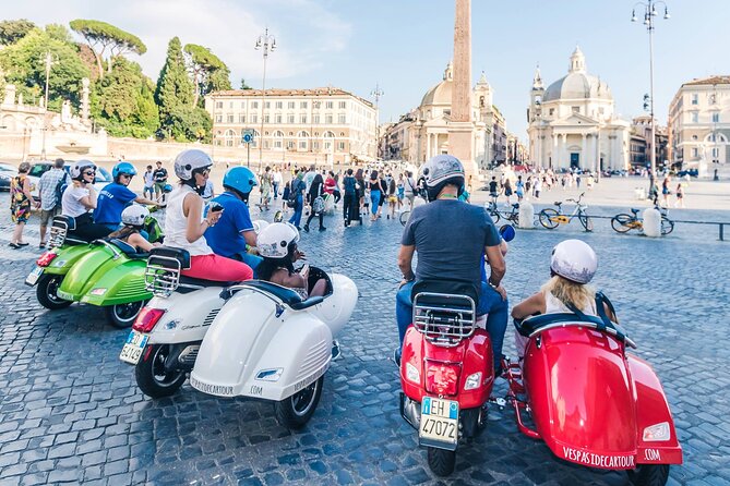 Rome Afternoon Sightseeing Vespa Sidecar Tour with Gourmet Gelato - Inside the Pantheon with entry included