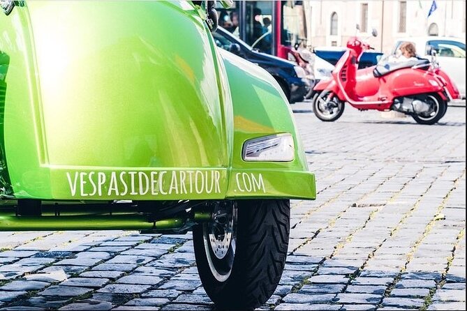 Rome Afternoon Sightseeing Vespa Sidecar Tour with Gourmet Gelato - Janiculum Hill and Rome’s finest wide view