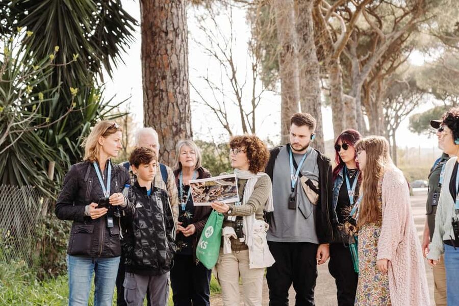 Rome: Appian Way, Aqueducts, and Catacombs Tour - Entering the catacombs after the crowds leave