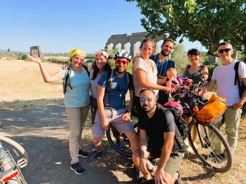 Rome: Appian Way & Catacomb Sunset E-bike Tour with Aperitif - Riding the ancient Appian Way