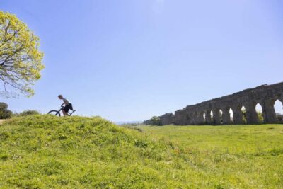 Appian Way E-bike Tour with Catacombs, Aqueducts & Food
